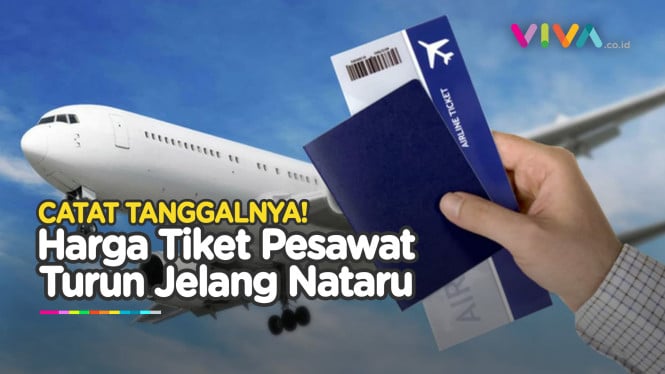 Segini Harga Tiket Pesawat yang Turun Jelang Nataru