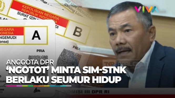 Anggota DPR Minta SIM-STNK Seumur Hidup