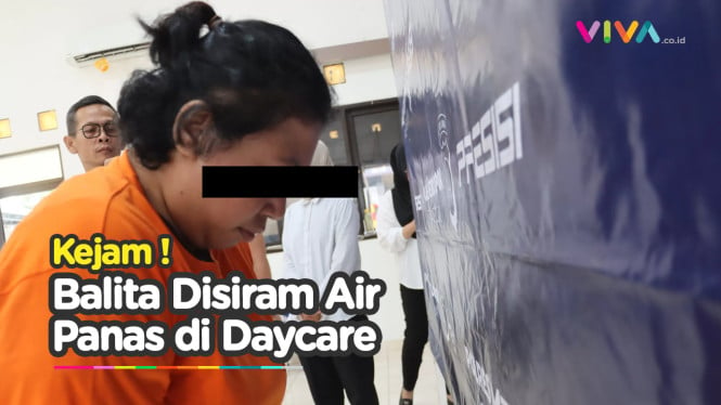 Tampang Pengasuh Pelaku Siram Air Panas ke Balita di Daycare