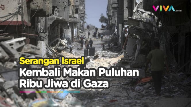 Bombardir Serangan Gaza, Korban Tewas Capai 44.532