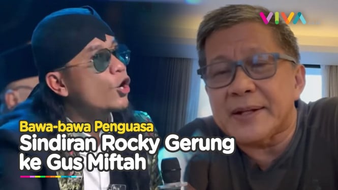 PEDAS! Rocky Gerung Cap Miftah 'Pongah Arogan'