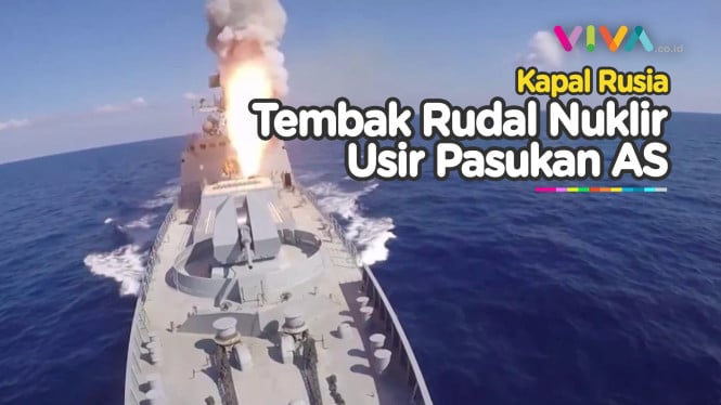 Rusia Tembak Nuklir Desak Pasukan AS di Laut Mediterania