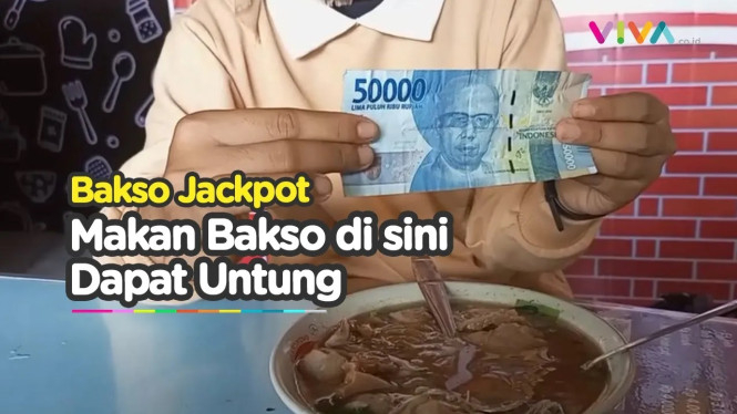 Jackpot! Makan Bakso Dapet Untung