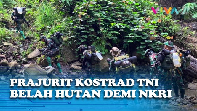 9 Prajurit TNI Tempuh 10 Hari Perjalanan Kaki Membelah Hutan