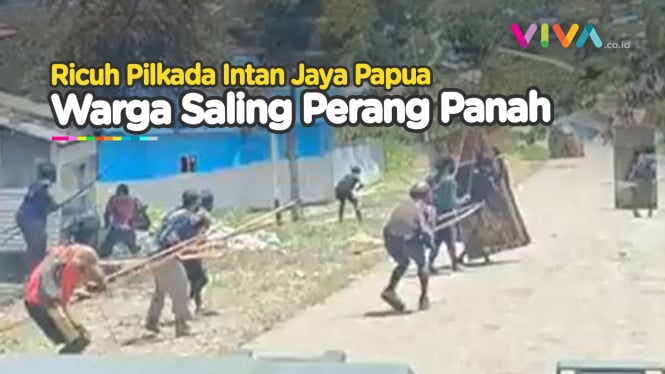 Bentrokan di Intan Jaya, Warga Saling Serang Pakai Panah