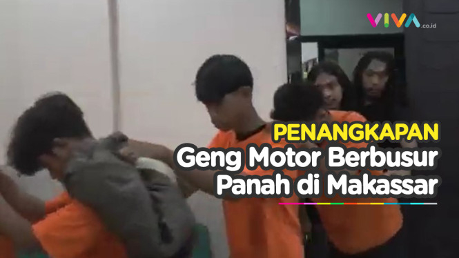 Enam Anggota Geng Motor Diamankan, Temukan Ratusan Anak Pana