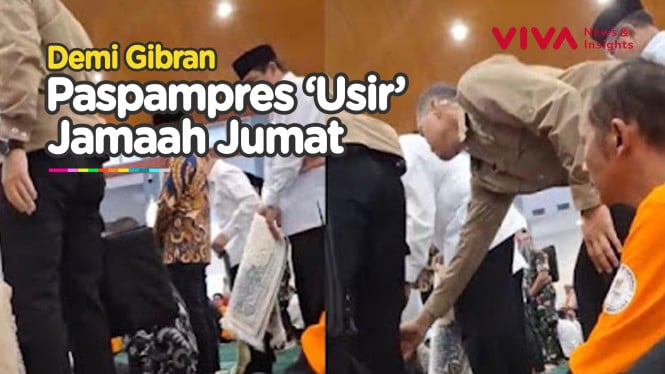 Paspampres 'Usir' Jemaah Salat Jumat, Demi Wapres