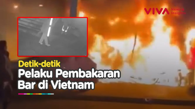 CCTV Pelaku Nekat Bakar Bar, Buntut Bertengkar dengan Staf