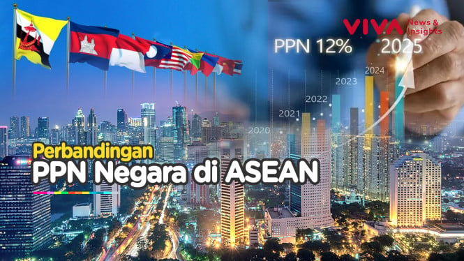 Daftar Negara 0 PPN! Indonesia Tertinggi di ASEAN