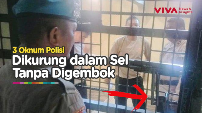 Sel Tahanan 3 Oknum Polisi Tak Digembok, Dibui Gegara Ini...