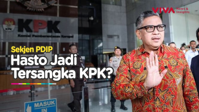 SPDP Bocor! Anak 'Emas' Megawati, Hasto Tersangka KPK