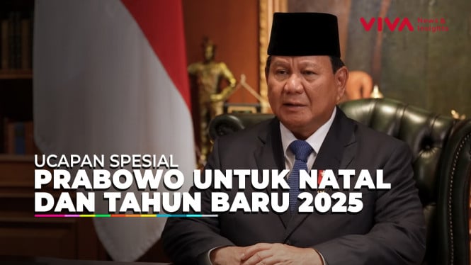 Ucapan Natal & Tahun Baru, Prabowo Berikan Pesan Mendalam