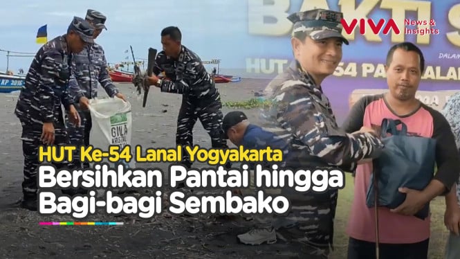 Usai Malam Tahun Baru, TNI AL Bersih-bersih Pantai Congot