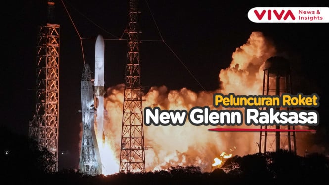 Pendiri Amazon Uji Coba Luncurkan Roket New Glenn Raksasa