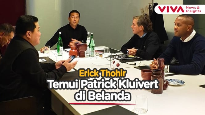 Erick Thohir Ketemuan dengan Pelatih Timnas di Belanda