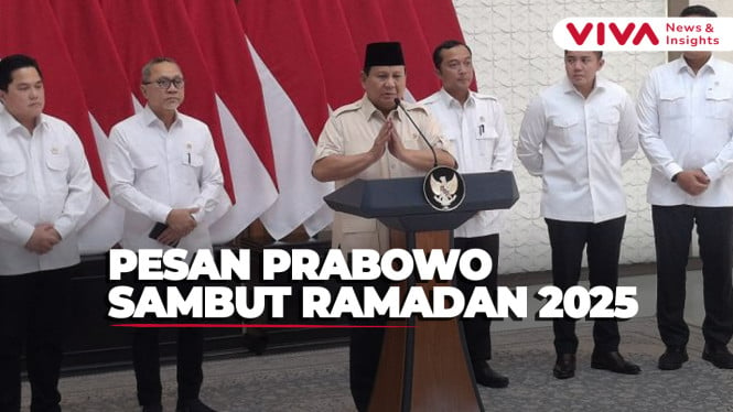 Prabowo: Mari Jalankan Ibadah Puasa Ramadan dengan Khusyuk