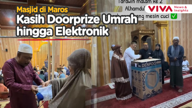 Masjid di Maros Terapkan Kocok Undian Usai Salat Tarawih