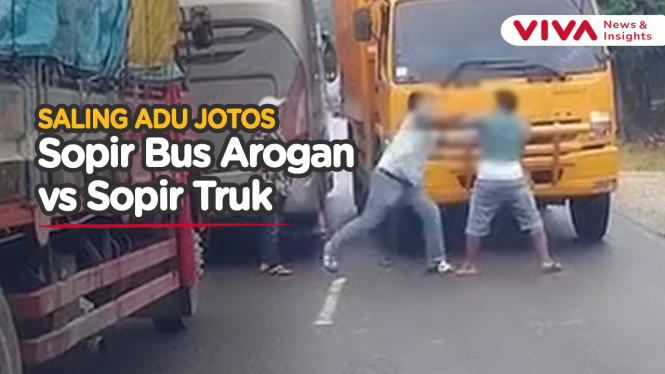 Aksi Arogan Sopi Bus, Maksa Nyalip hingga Berujung Cekcok