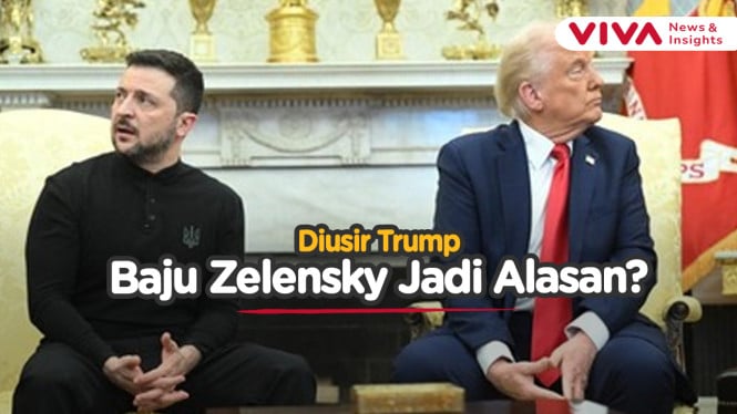 Baju Zelensky Disebut Jadi Alasan Diusir Trump