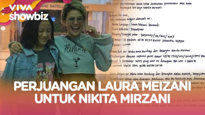 Isi Surat Laura ke Polisi Demi Nikita Mirzani Tidak Ditahan