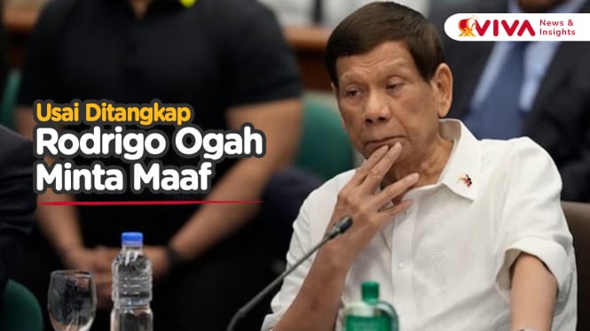 Ditangkap! Eks Presiden Filipina Rodrigo Duterte Buka Suara