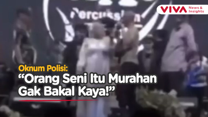 Oknum Polisi Hina Seniman di Atas Panggung