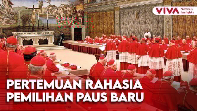 Ratusan Orang Dikunci di Vatikan dalam Ritual Pemilihan Paus
