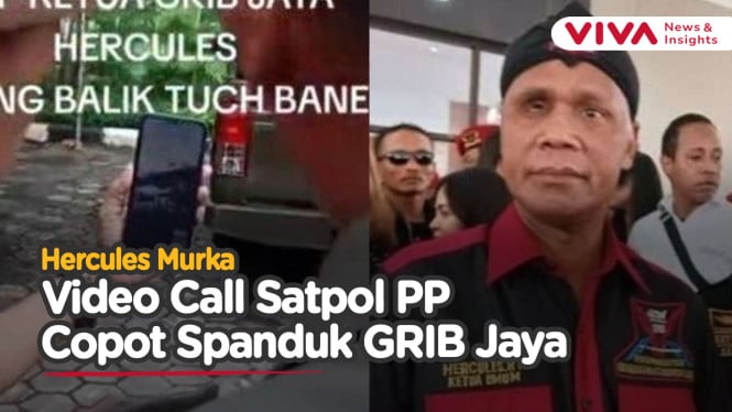 Hercules Turun Tangan, GRIB Jaya Geruduk Kantor Satpol PP