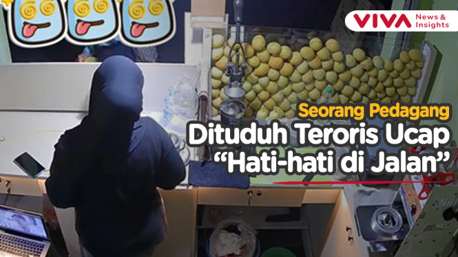 Ucap "Hati hati di Jalan", Seorang Pedagag Disebut Teroris