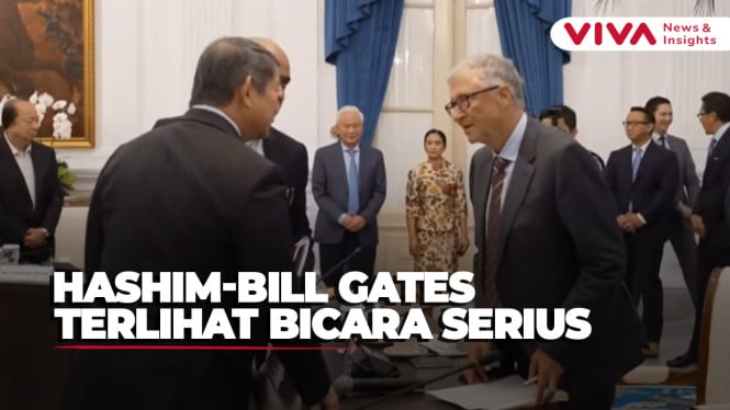 Hashim Djojohadikusumo-Bill Gates Bicara Serius