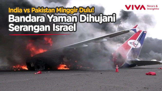 Penampakan Bandara Yaman Usai Isarel Lakukan Serang Balik