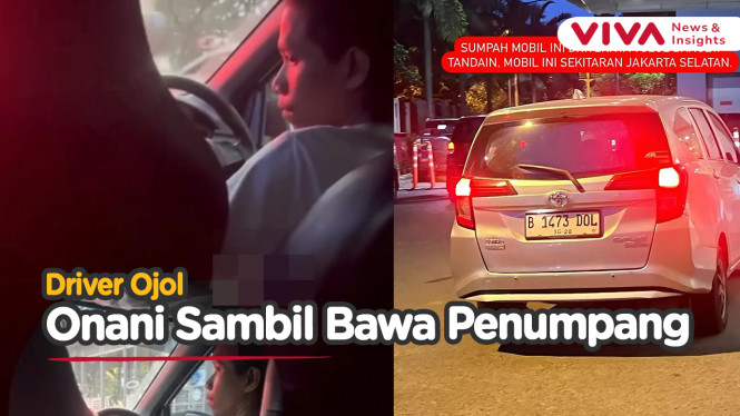 Heboh Driver Ojol Onani di Dalam Mobil Saat Bawa Penumpang