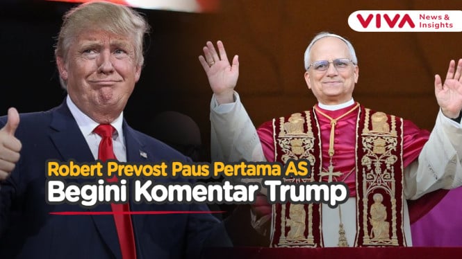 Trump Terkejut saat Paus Leo XIV Jadi Paus AS Pertama