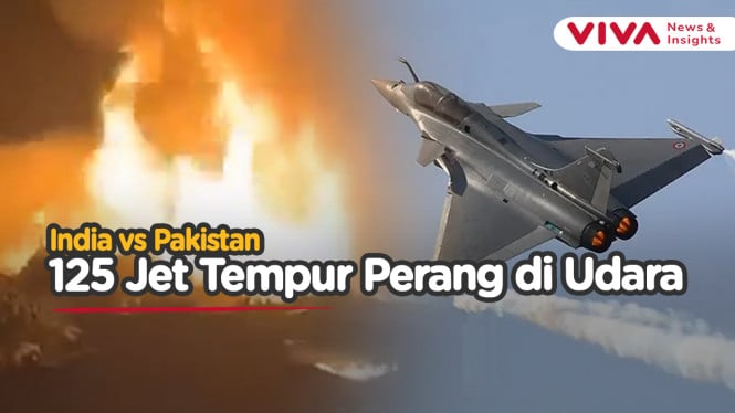 Duel Mematikan 125 Jet India-Pakistan di Langit