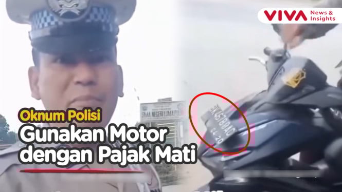 Momen Kocak Polisi Ditilang Balik Warga Gegara Ini