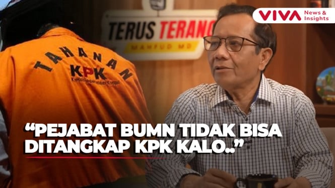 Mahfud MD Jelaskan Soal Pejabat BUMN Korupsi Tidak Ditangkap