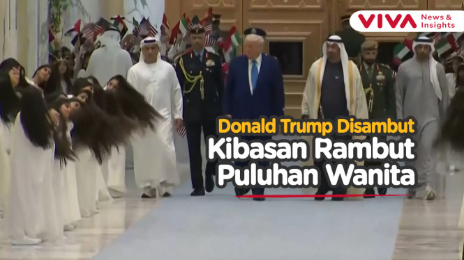 MERIAH! Tarian Kibasan Rambut Sambut Donald Trump di UEA
