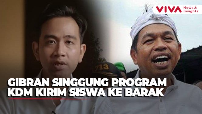 Gibran Singgung Program Dedi Mulyadi Kirim Siswa ke Barak