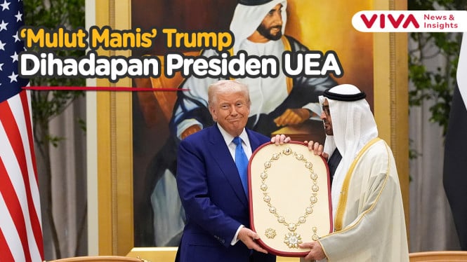 'Kado Istimewa' dari MBZ untuk Trump Akhiri Kunjungannya