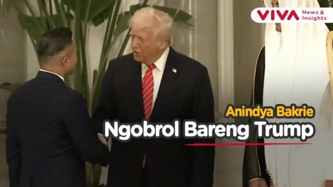 Momen Hangat Pertemuan Ketum Kadin Anindya Bakrie dan Trump