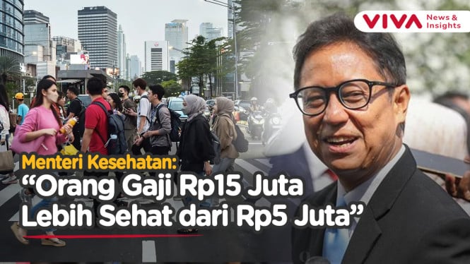 Celetuk Menkes 'Rendahkan' Penerima Gaji Rp5 Juta