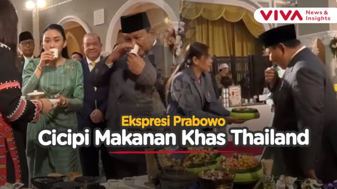 Prabowo Jelajahi UMKM dan Makanan-Budaya Thailand