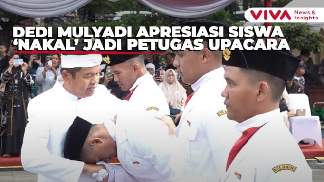 Dedi Mulyadi Pamer 273 Siswa Nakal Jadi Petugas Upacara