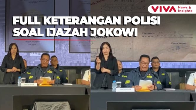 [FULL] Polisi Buka-bukaan Kasus Ijazah Jokowi