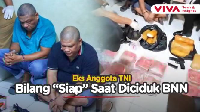 Eks TNI Diringkus BNN Edarkan Sabu Seberat 25 Kilogram