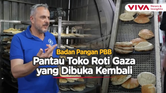 Penampakan Toko Roti di Gaza yang Kembali Beroperasi