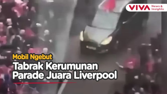 Detik-detik Mobil Tabrak Kerumunan Fans Liverpool