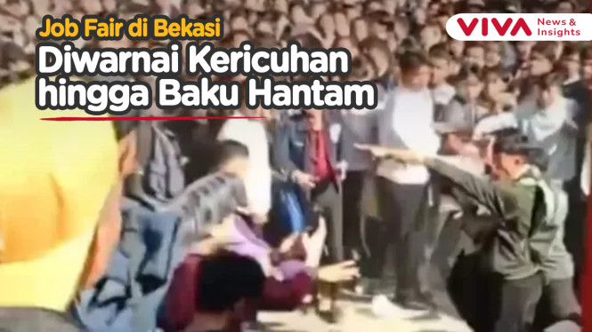 Job Fair Ricuh! Para Pencari Terlibat Baku Hantam