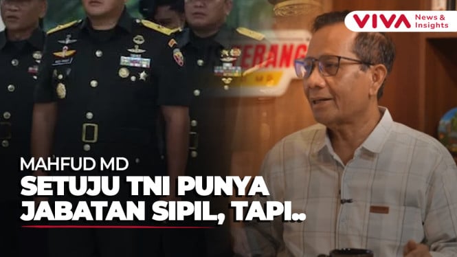 Mahfud MD Setuju TNI untuk Masuk Sektor-sektor Tertentu