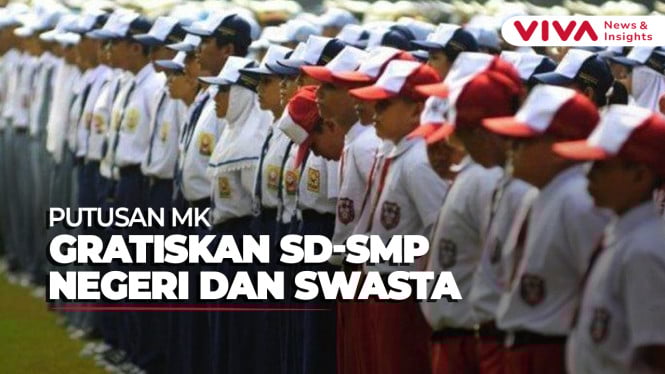 MK Putuskan SD-SMP Negeri dan Swasta Gratis, Ini Alasannya
